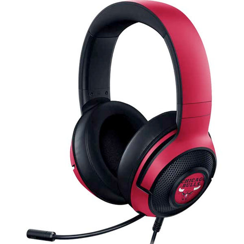 NBA Chicago Bulls Large Logo Razer Kraken X Skin